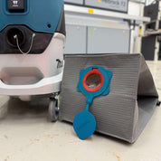 Reusable dust bag for Makita VC4210 fitted inside the dust extractor