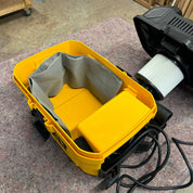 Reusable dust bag for DeWalt DXV04T/DXV15T, compatibility and fit detail