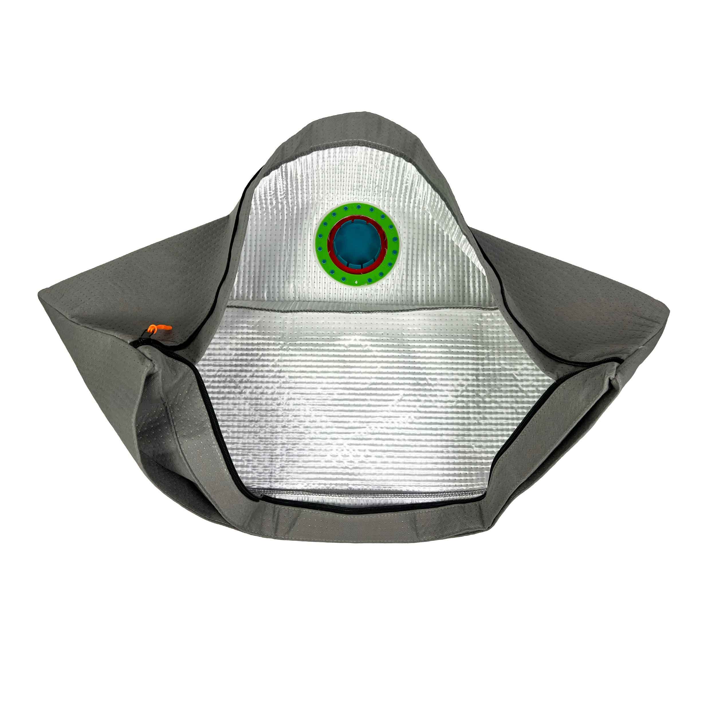 Reusable dust bag for Makita VC-2010L, VC-2012L and VC-2512L fitted inside the dust extractor