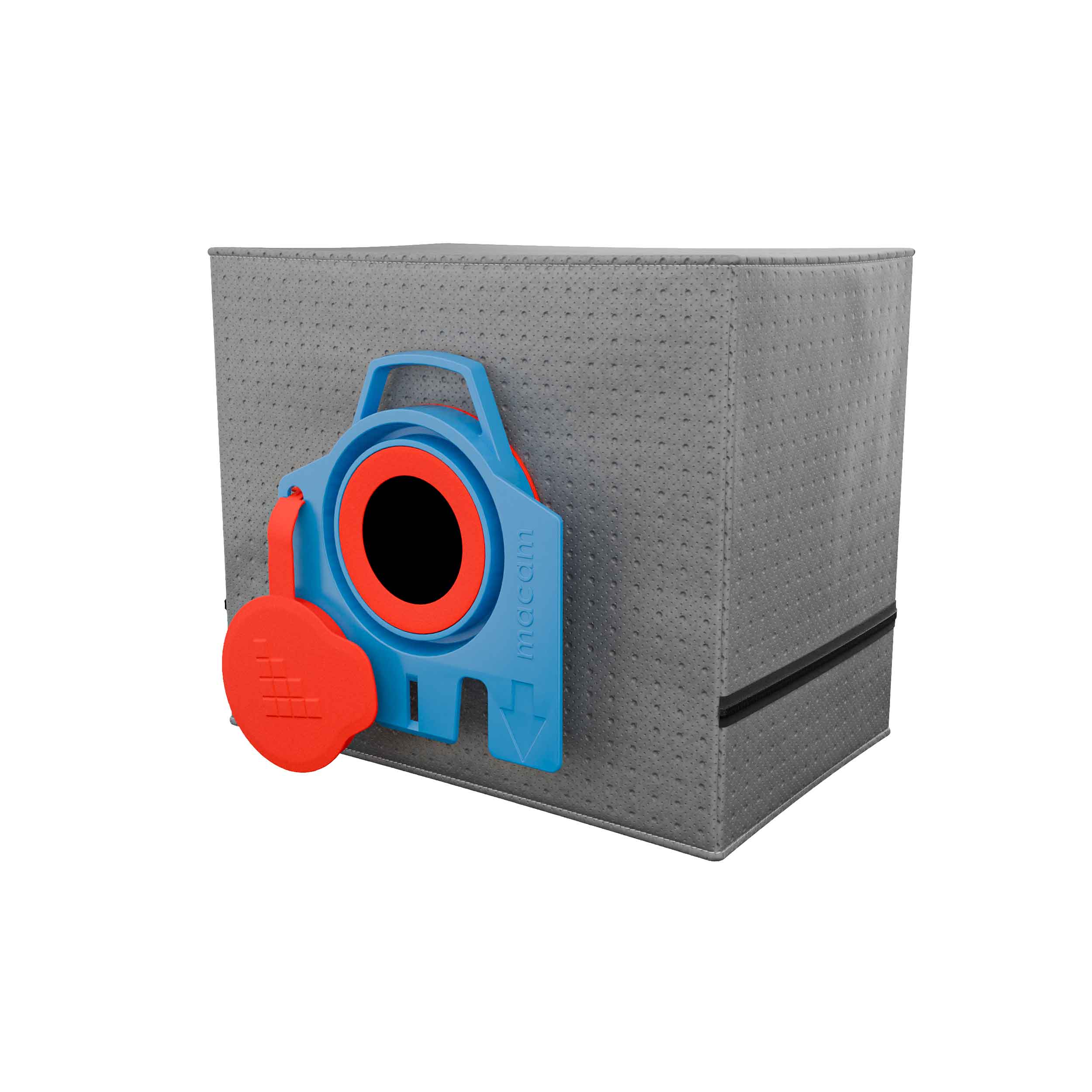 Reusable dust bag for Miele Classic C1 and Complete vacuum cleaners - side view