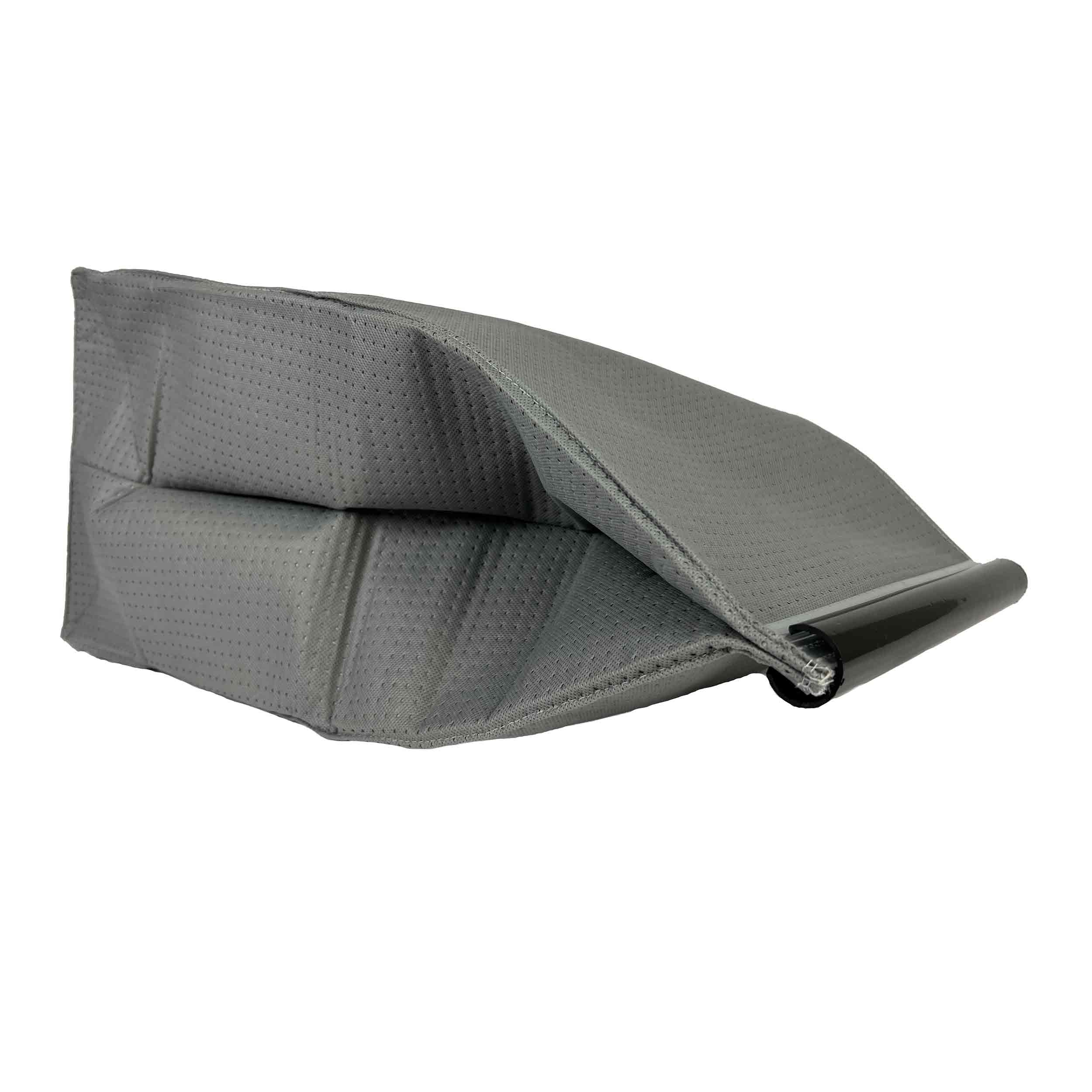 Reusable dust bag for Nilfisk Attix fitted inside the dust extractor, rear view