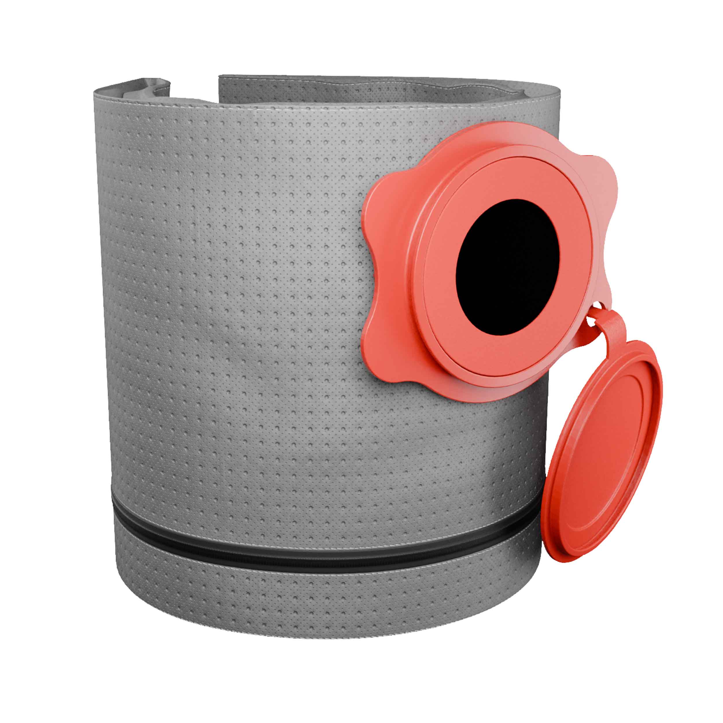 Reusable dust bag for Trend T32, T32/EURO and T32L dust extractors - side view